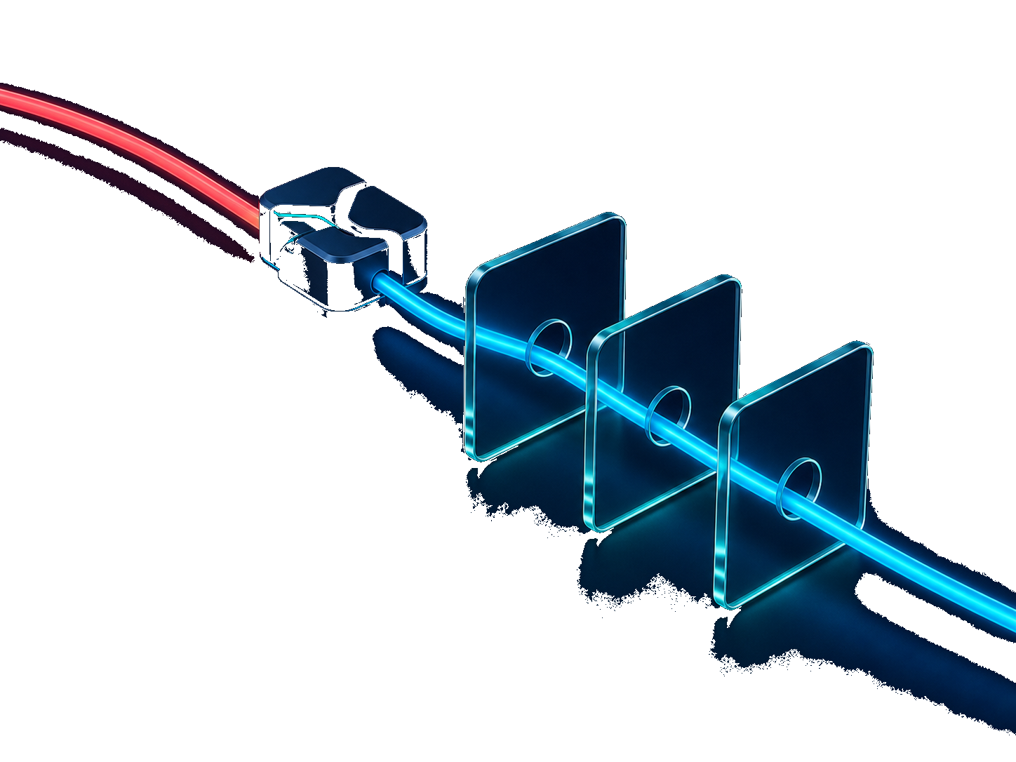 A deep link entering the same routing core used by the rest of the app
