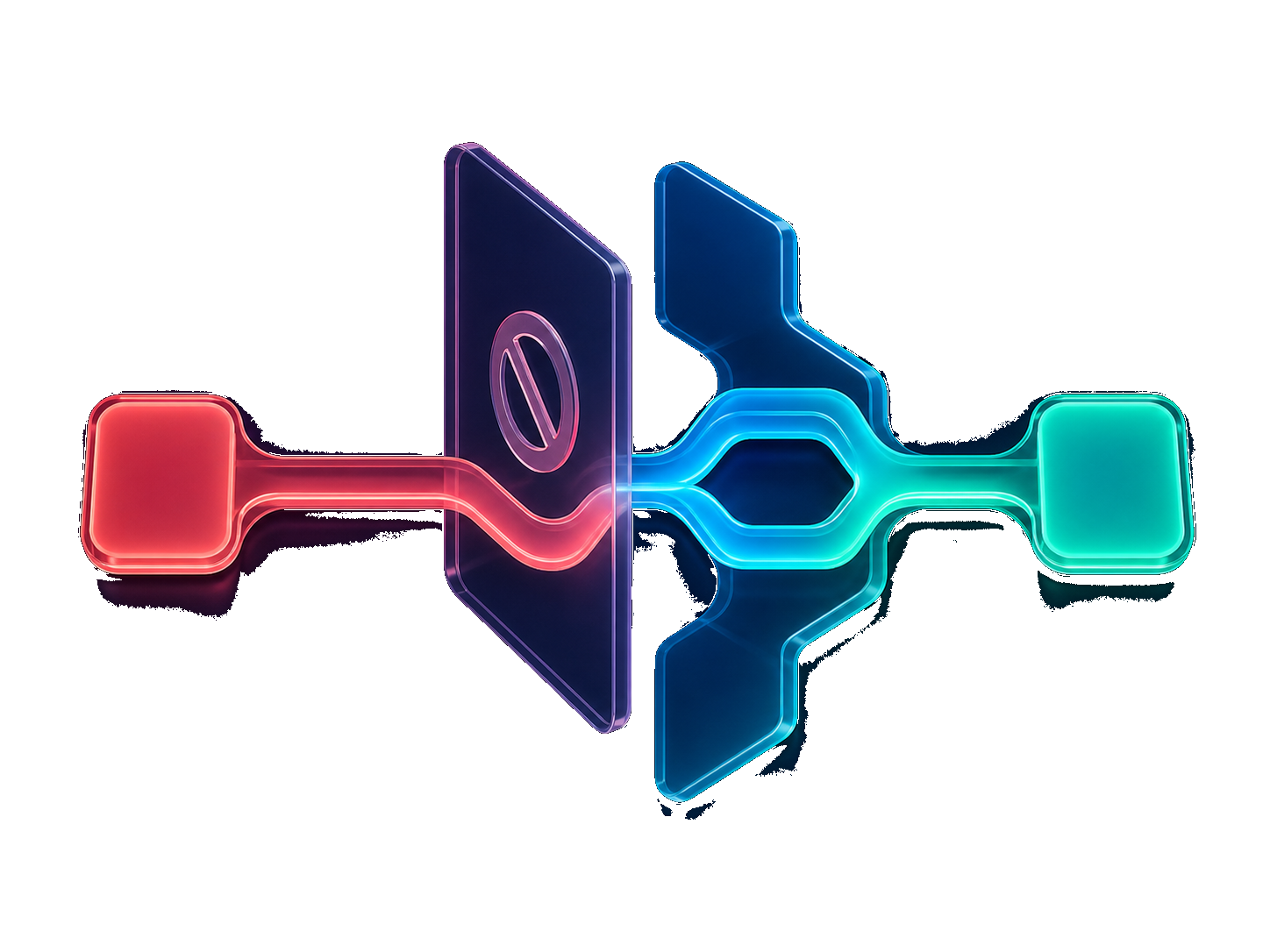 A forbidden route being replaced by a feature-owned recovery destination